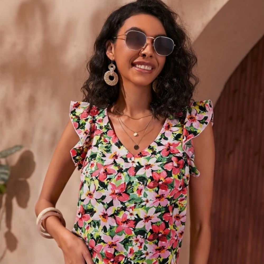 Floral blouse